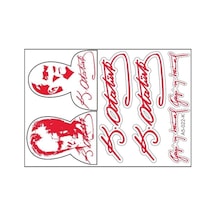 A5 Sticker 032 Tek Paket Çoklu Sticker Çok Renkli