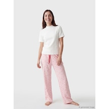 Lcw Dream Pembe Fiyonk Baskılı Kadın Pijama Altı