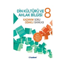8.Sınıf Din Kültürü ve Ahlak Bilgisi Kazanım Odaklı Soru Bankası- Tudem Yayınları