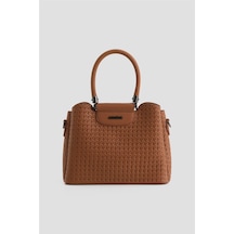 Armine Çanta Örgü 25yd7342 Taba Camel