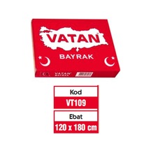 Vatan Türk Bayrağı Polyester 120x180 Vt109
