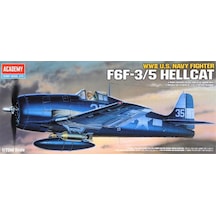 Academy 12481 1/72 Ölçek, Grumman F6f-3/5 Savaş Uçağı, Plastik Model Kiti-48828