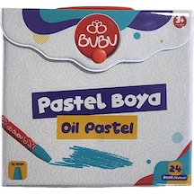 Bu-bu Pastel Boya 24 Renk Çantalı Pvc Bubu-pas003 Çok Renkli
