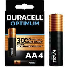 Duracell Optimum 1.5 Volt Alkalin Aa 4 Lü İnce Kalem Pil Mx1500