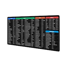 Inf Masaüstü Duvar Kağıdı / Windows Kısayolları Olan Büyük Mouse Pad