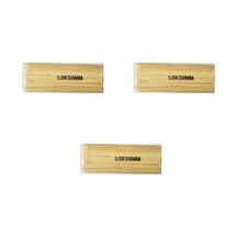 Ahşap Bambu Sivri Uçlu Patates Kızartma Çubuğu Çöp Şiş - Boy:35 Cm./en:5 Mm. -100 Adetlik 3 Paket