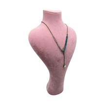 Yerli Üretim Zeus Model Süet Kumaş Pembe Renk 42 / 22 Cm Takım Kolye Sergileme Mankeni Çok Renkli