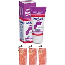 Lapitak Ayak Bakım Kremi 60 ML + Ponza Topuk Taşı