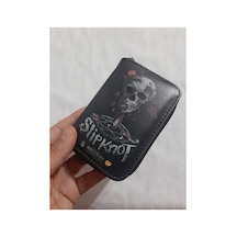 Owlbag Company Owl Bag Slipknot Desenli Tasarım Suni Deri Cüzdan Çok Renkli