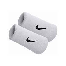 Nike Swoosh Double Wide Bileklik Beyaz