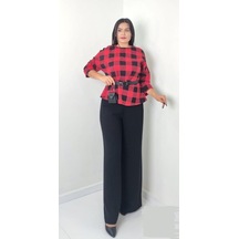 MODATALİKA Kadın Büyük Beden Kemerli İkili Takım MODATALİKA Kadın Büyük Beden Kemerli İkili Takım