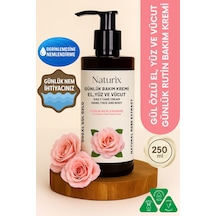 Naturix Gül Özlü El Yüz Vücut Nemlendici Günlük Bakım Krem 250 ML