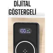 Hızlı Şarj Dijital Göstergeli Powerbankli Çoklu Şarj Özelliği - Lisinya Çok Renkli