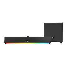 Rampage Rm-1 Soundwave Plus Siyah Total 64w 16v-4.06a Bt+usb+aux+tf Kartlı Gaming Soundbar Speaker