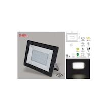 Ct 4656 Cata 20 W Slim Led Projektör Beyaz Işık 6400k N11.611