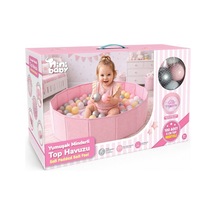 Er-703 Yumuşak Minderli Top Havuzu-pembe Belirtilmemiş