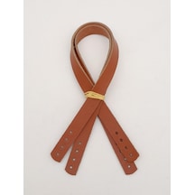 Angel Çanta Aksesuar Gerçek Deri 35x1.2 Cm Taba Renk Çanta Sapı