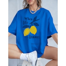 Noıssey Urban Pop Graphic Kadın Tişört Koleksiyonukod 5284 Saks