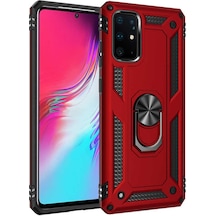 Rba Aksesuar Galaxy Uyumlu S20 Plus Kılıf Rba Vega Kapak - Kırmızı Kırmızı