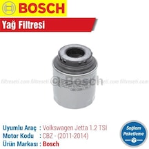 Vw Jetta 1.2 Tsı Bosch Yağ Filtresi 2011-2014