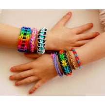 Rainbow Team Kendin Yap Rengarenk Örgü Tezgahlı Lastik Bant Bileklik Yapma Seti Rainbow Bands Rainbow Kutulu