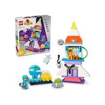 LEGO® DUPLO® 3’ü 1 Arada Uzay Mekiği Macerası 10422 3+ Eğitici Oyuncak Yapım Seti - 58 Parça