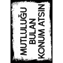 Yazılı Retro Ahşap Poster Renkli - 640244551 Renkli
