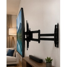 Hubrendy Tekno 27 55 İnç Hareketli Tv Askı Aparatı Duvara Monte Tv Taşıyıcı