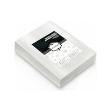50 Adet Tırtıklı Vakum Makinesi Poşeti Torbası Seçenekli 25x35cm