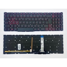 Nion Acer Nitro 5 An515-56 Uyumlu Notebook Klavye Siyah Aydınlatmalı Tip 1 Tr