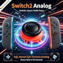 Nintendo Switch 2 Joy-con Sağ Analog 3d Joystick Ns2 Tamir Yedek Parça Turuncu