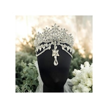 Alınlıklı Gelin,kına,nişan,söz,after,bride,party Taç Beyaz - 694981883 Beyaz