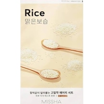 Pirinç Özlü Aydınlık Ve Pürüzsüz Görünüm Sunan Yaprak Maske Airy Fit Sheet Mask Rice