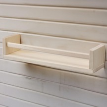 Bekvam Baharatlık Rafı Duvar Rafı Çerçeve Rafı Kitaplık Ahşap Raf 40x10x9 Cm Genel