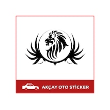 Lion Fauve Aslan Sticker Aslan Oto Sticker Lion Araba Sticker