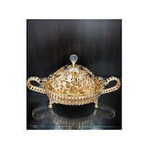 Gold Kristal Cam Kapaklı Çikolatalık Lkm079 Diğer