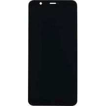Huawei Uyumlu P Smart Lcd Ekran Siyah Çıtasız