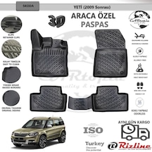Skoda Yeti / 2009 Sonrası / Siyah / Rizline Paspas
