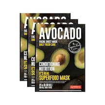Dermal It's Real Super Gıda Maskesi Avokado 25Gr 3'Lü Set