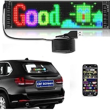 Led Matrix Panel Rgb Yazı Yazma Animasyonlu Telefon Kontrollü Akıllı Ekran Beyaz