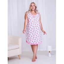 Natlenteks Büyük Beden Gece Elbisesi 97263057 Pembe