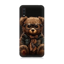 Samsung Galaxy A01 Uyumlu Sevimli Zeki Ayıcık Desenli Silikon Kılıf