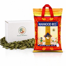 Basmati Pirinç 4 Kg + Promar Kurutulmuş Mulukhiye 400gr