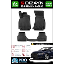 Audi A6 3d Pro Havuzlu Paspas 2018 Üzeri A+ Kalite 3ds-sdz145