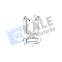 Turbo Radyatörü Intercooler Kale 350760 Kia Bongo 2005+