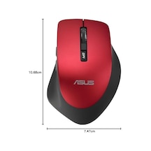 Wt425 Kablosuz Optik Sessiz Tıklama Özellikli Kırmızı Mouse