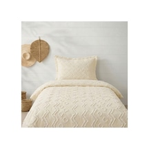 Tek Kişilik Yatak Örtüsü 180 X 240 Cm Valonlu Model 1 Adet 50 X 70 Yastık Kılıfı Çok Renkli