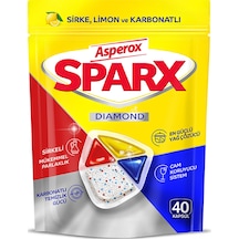 Asperox Sparx Diamond Bulaşık Makinesi Kapsülü 40'lı 468 G Diğer
