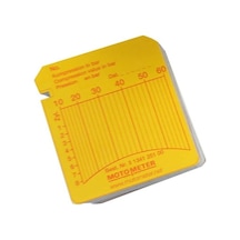 Motometer Kompresyon Ölçüm Kartı Dizel 10-60 Bar Kayıt Kartı