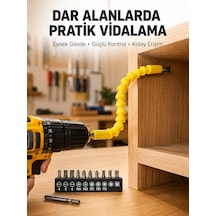 Hepsi 12 Parça Akrobat Bits Seti Çok Amaçlı Vidalama Dayanıklı Çelik Yeni Nesil Najmaddin